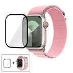 For Apple Watch Series 45mm / Pink Light Pink