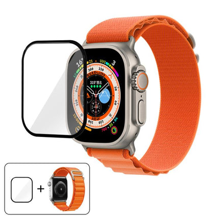 Buckle Loop Nylon Watch Band with 3D Curved Film, For Apple Watch Ultra 2 / 1 49mm - DealBuddy