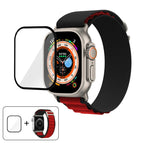 For Apple Watch Ultra 2 / 1 49mm / Black Red