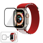 For Apple Watch Ultra 2 / 1 49mm / Red White