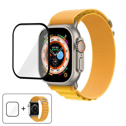 Buckle Loop Nylon Watch Band with 3D Curved Film, For Apple Watch Ultra 2 / 1 49mm - DealBuddy