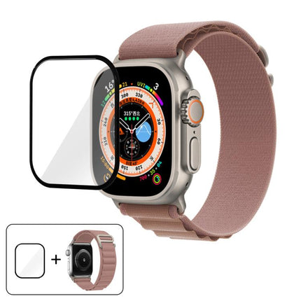 Buckle Loop Nylon Watch Band with 3D Curved Film, For Apple Watch Ultra 2 / 1 49mm - DealBuddy