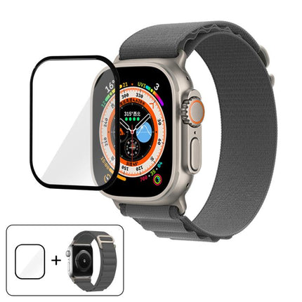 Buckle Loop Nylon Watch Band with 3D Curved Film, For Apple Watch Ultra 2 / 1 49mm - DealBuddy