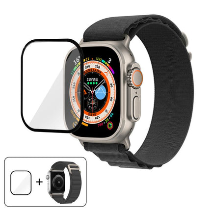 Buckle Loop Nylon Watch Band with 3D Curved Film, For Apple Watch Ultra 2 / 1 49mm - DealBuddy