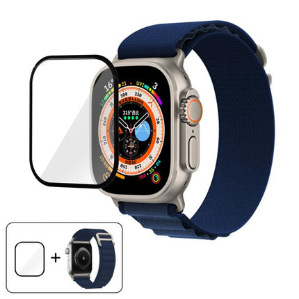 Buckle Loop Nylon Watch Band with 3D Curved Film, For Apple Watch Ultra 2 / 1 49mm - DealBuddy