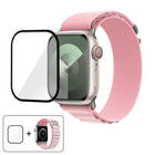 Buckle Loop Nylon Watch Band with 3D Curved Film, For Apple Watch Series 38mm - DealBuddy