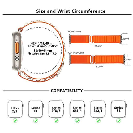 Buckle Loop Nylon Watch Band with 3D Curved Film, For Apple Watch Series 44mm - DealBuddy