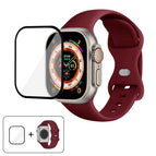 For Apple Watch Ultra 2 / 1 49mm / Wine Red