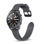 Flat Texture Leather Replacement Strap, For Samsung Galaxy Watch 3 41mm, For Samsung Galaxy Watch 3 45mm - DealBuddy