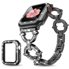 xDfind O-shaped Diamond Metal Watch Band with Tempered Film Integrated PC Cover, For Apple Watch Series 10 46mm, For Apple Watch Series 10 42mm, For Apple Watch Series 44mm, For Apple Watch Series 40mm, For Apple Watch Ultra 2 / 1 49mm                 ... - DealBuddy