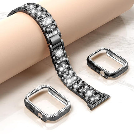 xDfind Diamond Jewelry Metal Watch Band with Case, For Apple Watch Series 10 46mm, For Apple Watch Series 10 42mm, For Apple Watch Series 44mm, For Apple Watch Series 40mm, For Apple Watch Ultra 2 / 1 49mm, For Apple Watch Series 45mm                  ... - DealBuddy