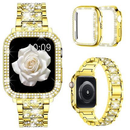 xDfind Diamond Jewelry Metal Watch Band with Case, For Apple Watch Series 10 46mm, For Apple Watch Series 10 42mm, For Apple Watch Series 44mm, For Apple Watch Series 40mm, For Apple Watch Ultra 2 / 1 49mm, For Apple Watch Series 45mm                  ... - DealBuddy