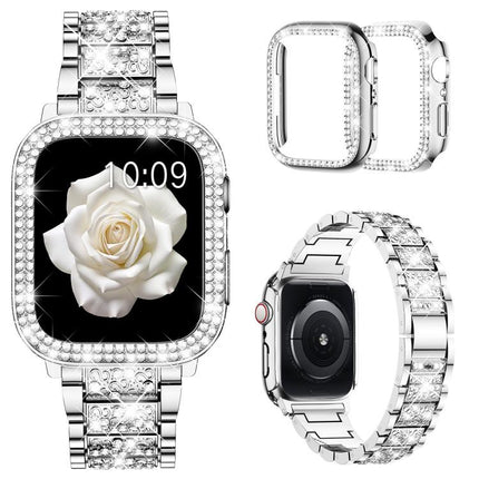 xDfind Diamond Jewelry Metal Watch Band with Case, For Apple Watch Series 10 46mm, For Apple Watch Series 10 42mm, For Apple Watch Series 44mm, For Apple Watch Series 40mm, For Apple Watch Ultra 2 / 1 49mm, For Apple Watch Series 45mm                  ... - DealBuddy