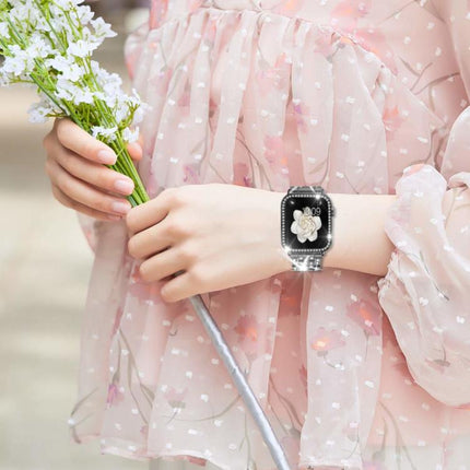 xDfind Bling Diamond Jewelry Metal Watch Band with Case, For Apple Watch Series 10 46mm, For Apple Watch Series 10 42mm, For Apple Watch Series 44mm, For Apple Watch Series 40mm, For Apple Watch Ultra 2 / 1 49mm, For Apple Watch Series 45mm            ... - DealBuddy