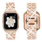 xDfind Bling Diamond Jewelry Metal Watch Band with Case, For Apple Watch Series 10 46mm, For Apple Watch Series 10 42mm, For Apple Watch Series 44mm, For Apple Watch Series 40mm, For Apple Watch Ultra 2 / 1 49mm, For Apple Watch Series 45mm            ... - DealBuddy