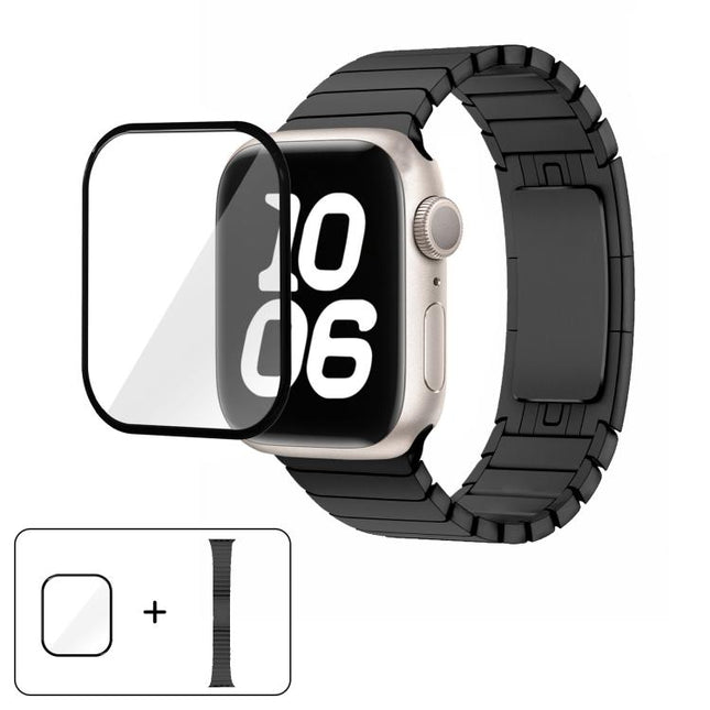 Original Buckle 316 Steel Watch Band with 3D Curved Film