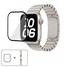 Original Buckle 316 Steel Watch Band with 3D Curved Film, For Apple Watch Series 10 46mm, For Apple Watch Series 10 42mm, For Apple Watch Series 44mm, For Apple Watch Series 40mm, For Apple Watch Ultra 2 / 1 49mm, For Apple Watch Series 45mm           ... - DealBuddy
