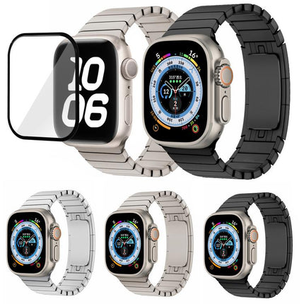 Original Buckle 316 Steel Watch Band with 3D Curved Film