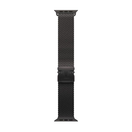 Umbrella Buckle Milanese Stainless Steel Watch Band with 3D Curved Film