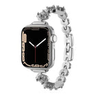 xDfind Four-leaf Clover Diamond Metal Watch Band