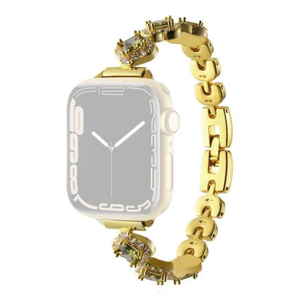 xDfind Four-leaf Clover Diamond Metal Watch Band