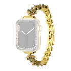 xDfind Four-leaf Clover Diamond Metal Watch Band