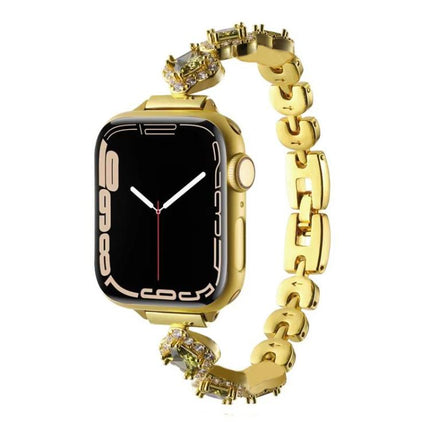 xDfind Four-leaf Clover Diamond Metal Watch Band