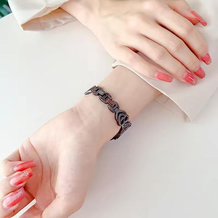 xDfind Double Heart Diamond Metal Watch Band - DealBuddy