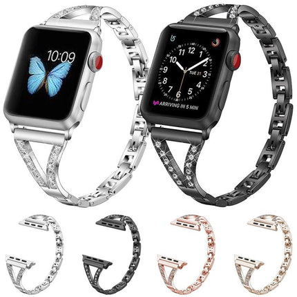 xDfind Herringbone Diamond Stainless Steel Watch Band - DealBuddy