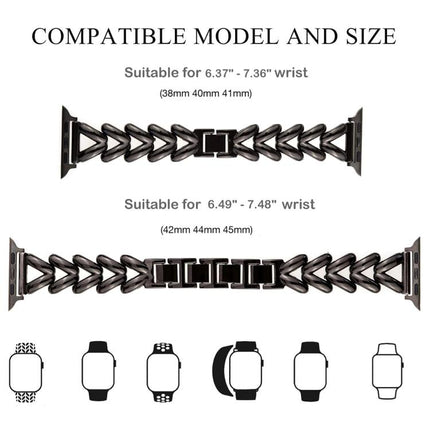xDfind V-shaped Metal Watch Band