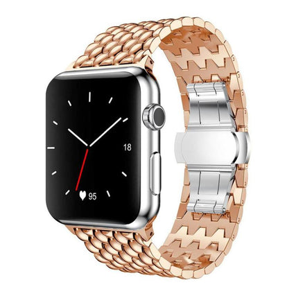 xDfind Dragon Texture Metal Watch Band