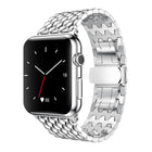 xDfind Dragon Texture Metal Watch Band