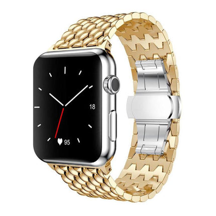 xDfind Dragon Texture Metal Watch Band