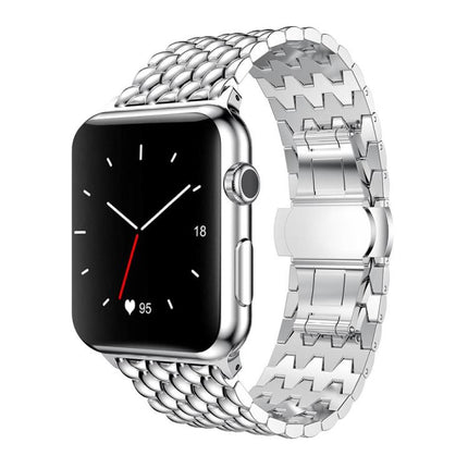 xDfind Dragon Texture Metal Watch Band