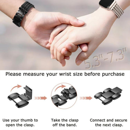 xDfind Herringbone Braided Stainless Steel Watch Band - DealBuddy