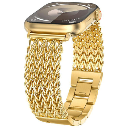 xDfind Herringbone Braided Stainless Steel Watch Band - DealBuddy