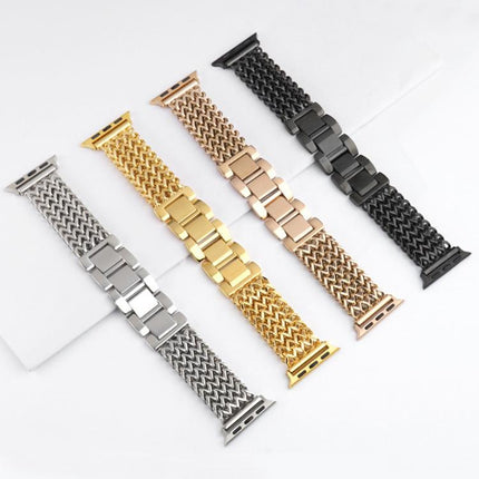 xDfind Herringbone Braided Stainless Steel Watch Band - DealBuddy