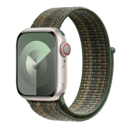 Basic Nylon Loop Watch Band with 3D Curved Film, For Apple Watch Series 41mm, For Apple Watch Series 38mm, For Apple Watch Series 42mm - DealBuddy