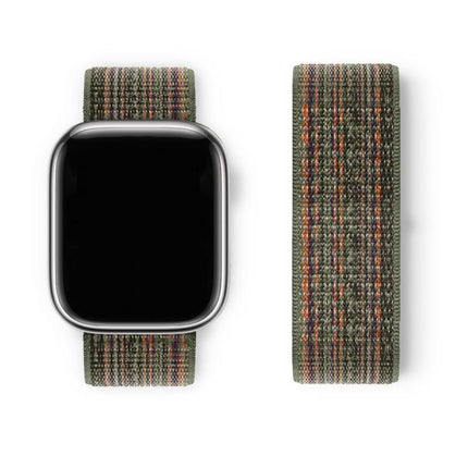 Basic Nylon Loop Watch Band with 3D Curved Film, For Apple Watch Series 41mm, For Apple Watch Series 38mm, For Apple Watch Series 42mm - DealBuddy