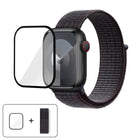 Basic Nylon Loop Watch Band with 3D Curved Film, For Apple Watch Series 41mm, For Apple Watch Series 38mm, For Apple Watch Series 42mm - DealBuddy