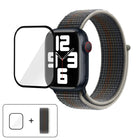 Basic Nylon Loop Watch Band with 3D Curved Film, For Apple Watch Series 41mm, For Apple Watch Series 38mm, For Apple Watch Series 42mm - DealBuddy