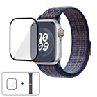Nylon Loop Watch Band with 3D Curved Film, For Apple Watch Series 41mm, For Apple Watch Series 38mm, For Apple Watch Series 42mm - DealBuddy
