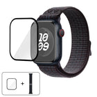 Nylon Loop Watch Band with 3D Curved Film, For Apple Watch Series 41mm, For Apple Watch Series 38mm, For Apple Watch Series 42mm - DealBuddy