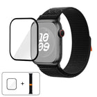 Nylon Loop Watch Band with 3D Curved Film, For Apple Watch Series 41mm, For Apple Watch Series 38mm, For Apple Watch Series 42mm - DealBuddy