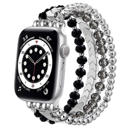 xDfind Arrow Crystal Beaded Metal Watch Band