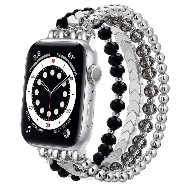 xDfind Arrow Crystal Beaded Metal Watch Band