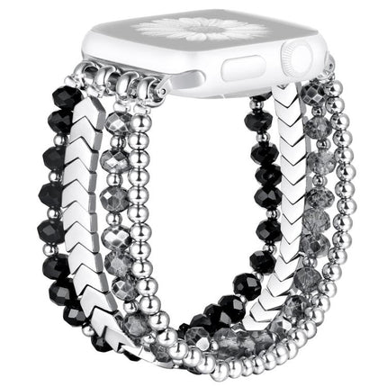 xDfind Arrow Crystal Beaded Metal Watch Band