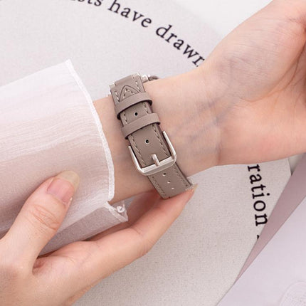 xDfind Denim Chain Metal Hybrid Leather Watch Band, For Apple Watch 42 / 44 / 45 / 46 / 49mm, For Apple Watch 38 / 40 / 41 / S10 42mm - DealBuddy