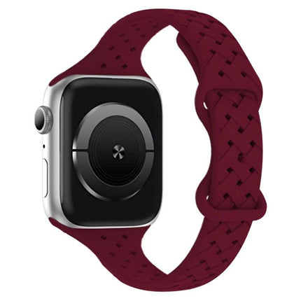 xDfind Butterfly Buckle Braid Silicone Watch Band - DealBuddy