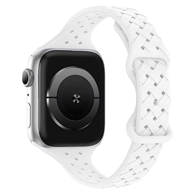 xDfind Butterfly Buckle Braid Silicone Watch Band